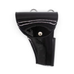Boston Leather® 5030 Honor Guard Flap Holster Black Clarino with silver button