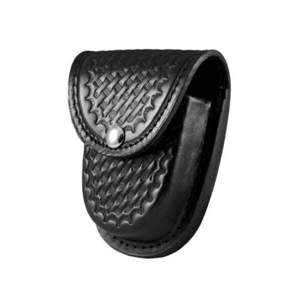 Boston Leather® 5514 XL Handcuff Case black basketweave