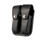 Boston Leather® 5601 Double Stack Magazine Holder Black Plain