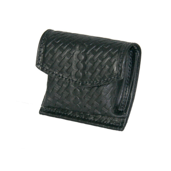 Boston Leather® 5640 Glove/Mask Pouch black basketweave no snap