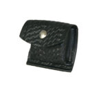 Boston Leather® 5640 Glove/Mask Pouch Black Basket weave