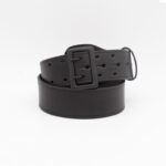 Boston Leather 6501 – 2.25″ Fully Lined Sam Brown Duty Belt Plain black w/ black buckle