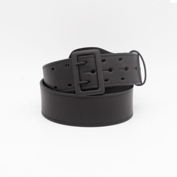 Boston Leather 6501 – 2.25″ Fully Lined Sam Brown Duty Belt Plain black w/ black buckle