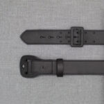 Boston Leather 6501 – 2.25″ Fully Lined Sam Brown Duty Belt Plain black w/ black buckle