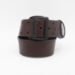 Boston Leather 6501 – 2.25″ Fully Lined Sam Brown Duty Belt Plain brown w/ black buckle