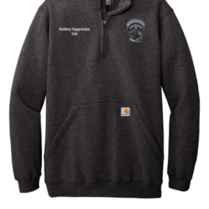 Carhartt® 1/4 Zip Mock Neck Sweatshirt Carbon with MPDC RSU patch