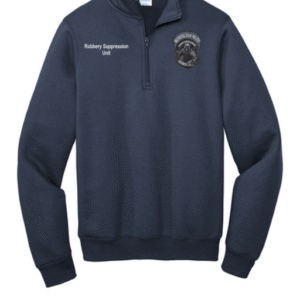 Port and Company® Core Fleece 1/4-Zip Pullover Sweatshirt Navy with MPDC RSU Patch