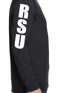 Under Armour 1376843 Team Tech™ long sleeve t-shirt with Metropolitan Police Robbery Suppression Unit design Black Right Arm