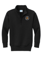 Holy Spirit Catholic School 1/4 Sweatshirt in Black Front