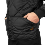 The Bravest Diamond Quilt Jacket 1221-J – black quilted jacket for first responders