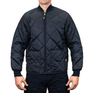 The Bravest Diamond Quilt Jacket 1221-J – navy quilted jacket for first responders