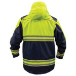 3555 Rescue Jacket – Hi-Vis ANSI Class 2 all-weather 3-in-1 safety parka for first responders black