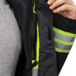 3555 Rescue Jacket – Hi-Vis ANSI Class 2 all-weather 3-in-1 safety parka for first responders black