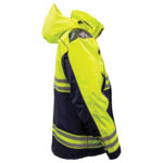 3555 Rescue Jacket – Hi-Vis ANSI Class 2 all-weather 3-in-1 safety parka for first responders black
