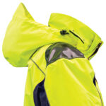 3555 Rescue Jacket – Hi-Vis ANSI Class 2 all-weather 3-in-1 safety parka for first responders black