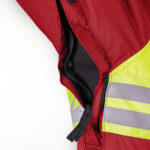 3555 Rescue Jacket – Hi-Vis ANSI Class 2 all-weather 3-in-1 safety parka for first responders red