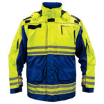 3555 Rescue Jacket – Hi-Vis ANSI Class 2 all-weather 3-in-1 safety parka for first responders red