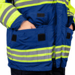 3555 Rescue Jacket – Hi-Vis ANSI Class 2 all-weather 3-in-1 safety parka for first responders red