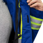 3555 Rescue Jacket – Hi-Vis ANSI Class 2 all-weather 3-in-1 safety parka for first responders red