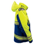 3555 Rescue Jacket – Hi-Vis ANSI Class 2 all-weather 3-in-1 safety parka for first responders red