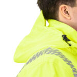 3950 4-in-1 Ripstop Deluxe Safety Parka – premium high-visibility black jacket with reflective striping for first responders