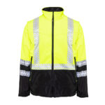 3950 4-in-1 Ripstop Deluxe Safety Parka – premium high-visibility black jacket with reflective striping for first responders