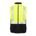 3950 4-in-1 Ripstop Deluxe Safety Parka – premium high-visibility black jacket with reflective striping for first responders