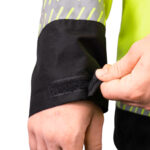 3950 4-in-1 Ripstop Deluxe Safety Parka – premium high-visibility black jacket with reflective striping for first responders