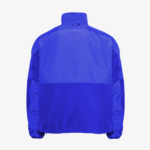 Game 2555 The Hero Jacket black front view fleece jacket with full zip closure and shoulder patch panels