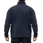 Navy 7650 Tactical Soft Shell quarter-zip pullover with stand-up collar, designed for first responders and tactical professionals.
