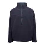 Navy 7650 Tactical Soft Shell quarter-zip pullover with stand-up collar, designed for first responders and tactical professionals.