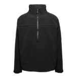 Navy 7650 Tactical Soft Shell quarter-zip pullover with stand-up collar, designed for first responders and tactical professionals.